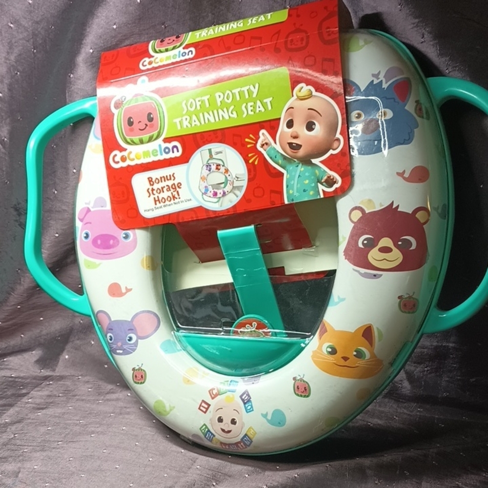 Cocomelon Soft Potty Training Seat - Teal/White